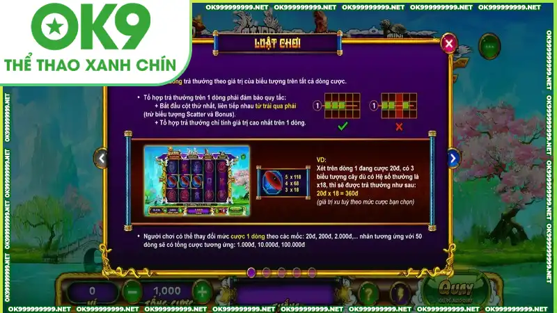 Luật chơi chi tiết của Thanh Xà Bạch Xà tại OK9